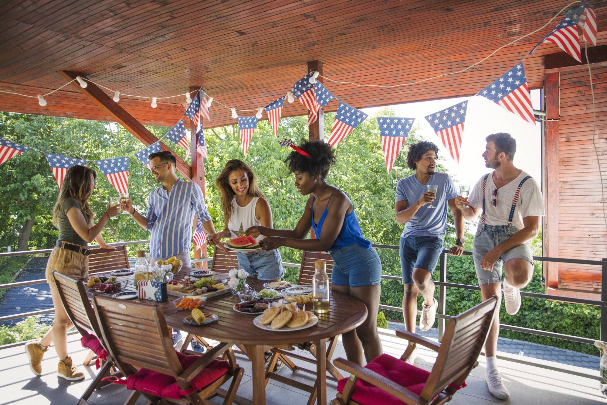 Getting ready for 4th July Getting ready for 4th July
