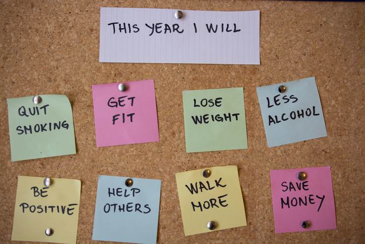 New year’s resolutions New year's resolutions